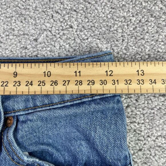 Levi’s 501 Jeans Women’s 24X26 Blue Skinny Mid-Rise Medium Wash Button Fly - Picture 10 of 14